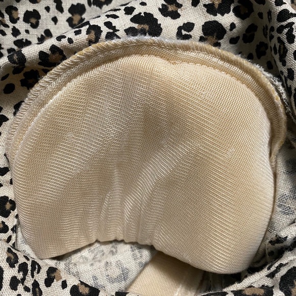 Leopard animal print vintage 80s Briggs Petite - Picture 4 of 4